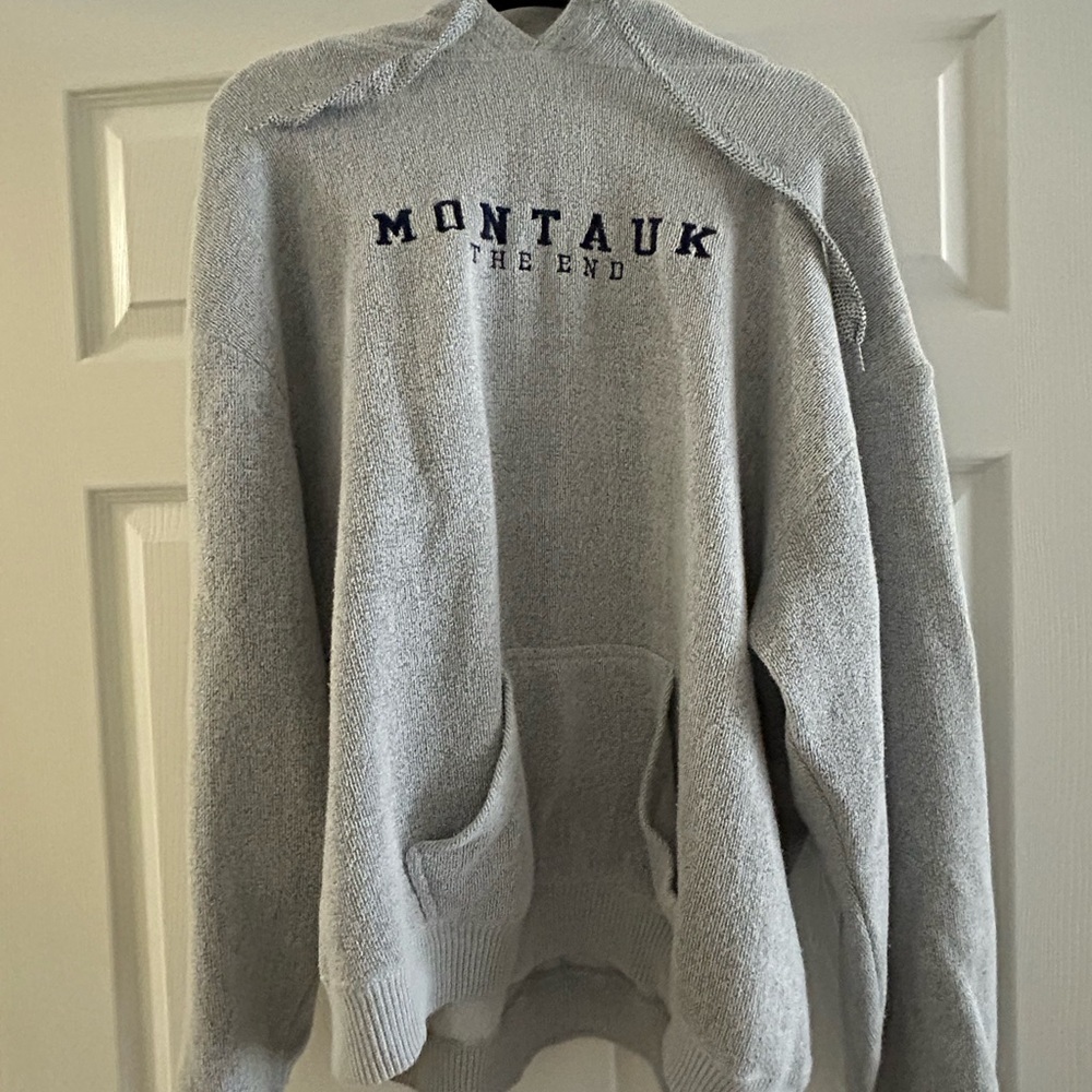 Pacifica Light Gray Crewneck Men's Sweatshirt